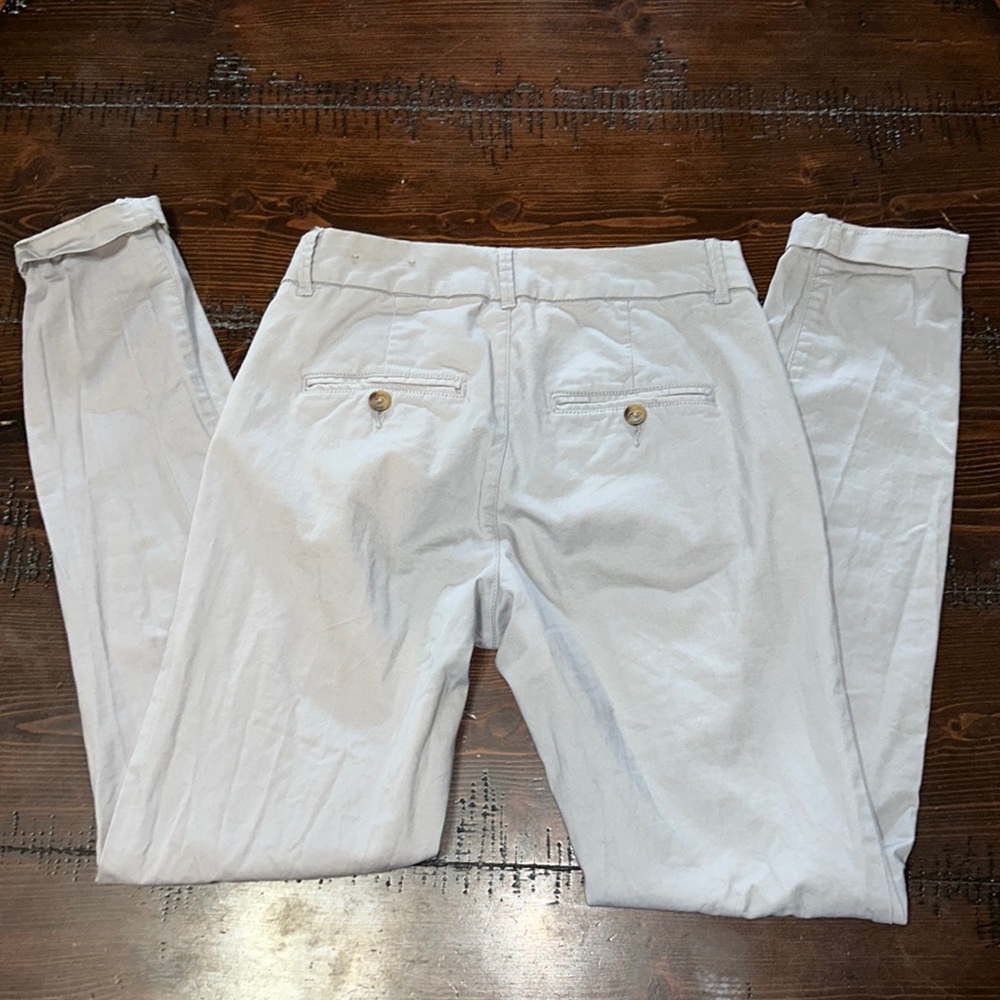 Gray pencil pants